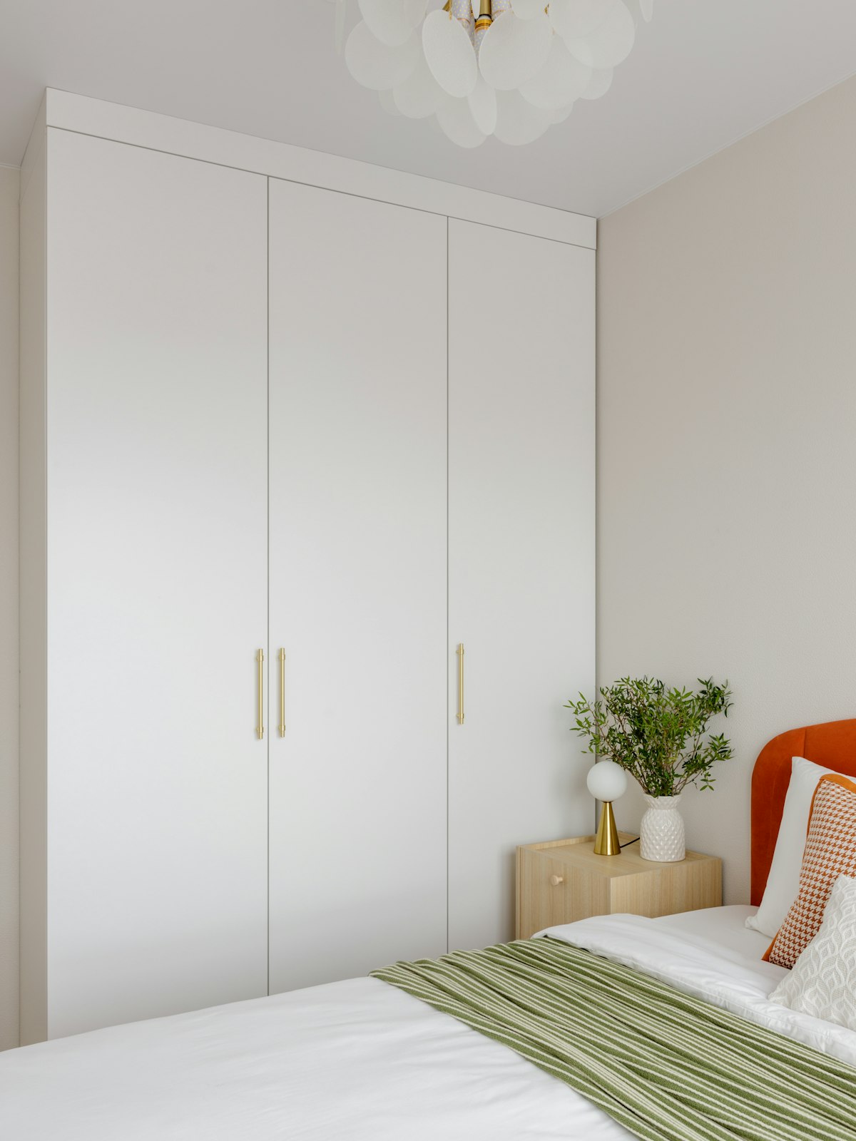 Contemporary Three-Door Wardrobe