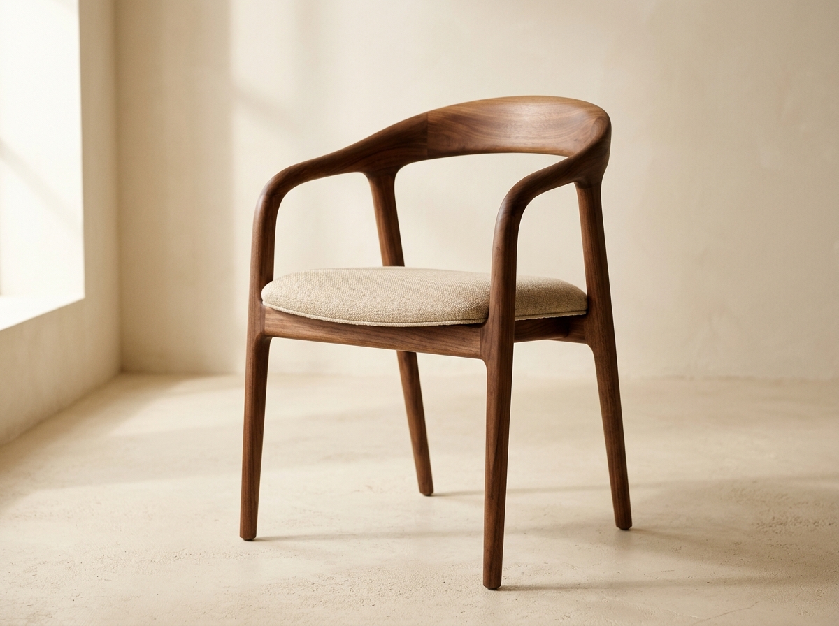 Sculpted Dining Armchair