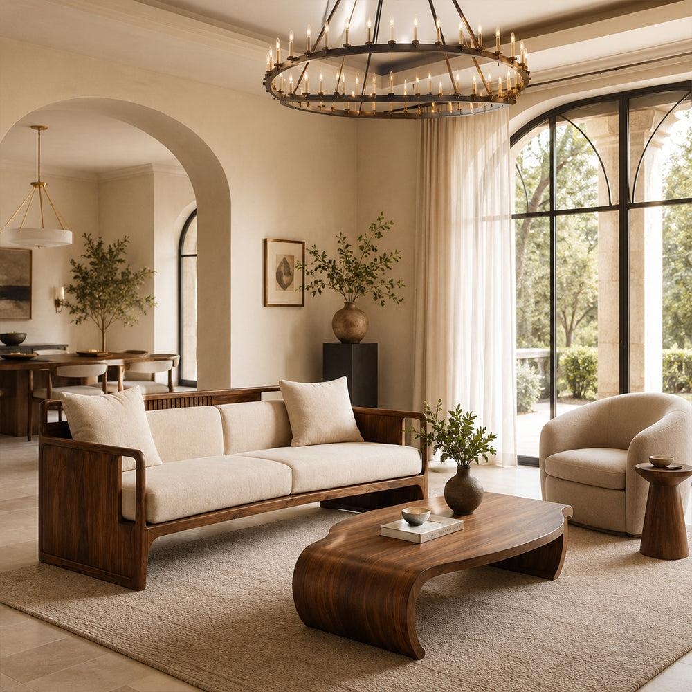 Walnut Arched Living Pavilion